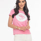 Cyrcle Icon Logo T-shirt Pink