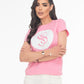 Cyrcle Icon Logo T-shirt Pink