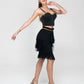 Lux Skirt “Fringes Black”