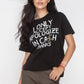 T-shirt Oversize "I only accept apologize in cash"