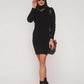 Knitwear Tourtle Neck Dress SS /Black/
